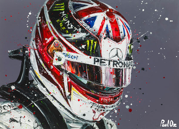 Lewis Hamilton - British Grand Prix 2019 (Canvas)