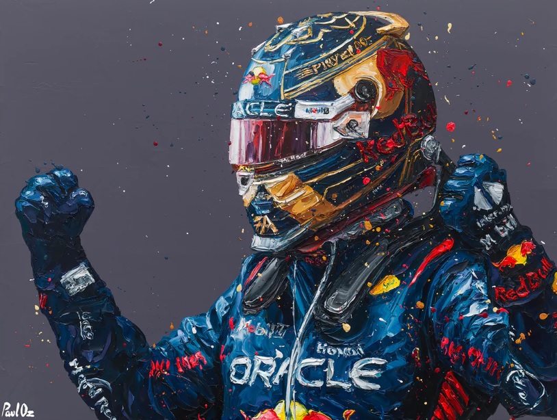 Max Verstappen - 2023 World Champion (Canvas) 