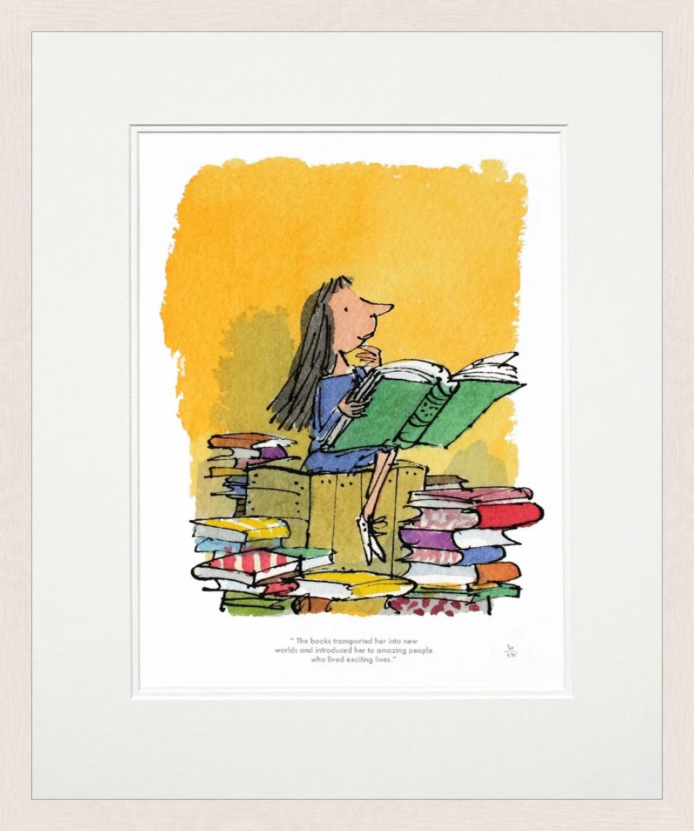 Quentin Blake & Roald Dahl - The Books Transported Her