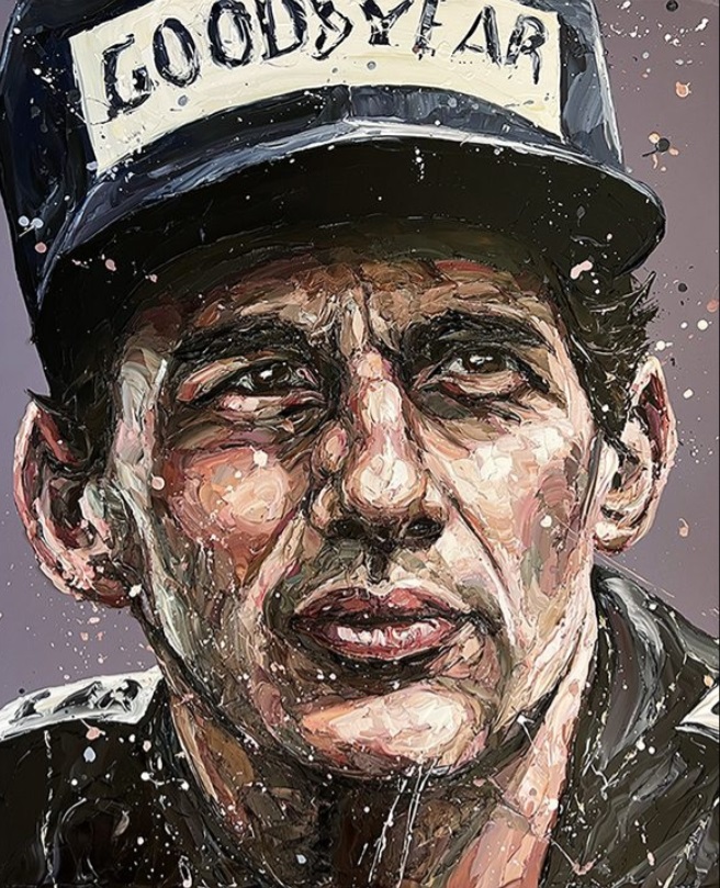 Ayrton Senna 1985 (Canvas) 
