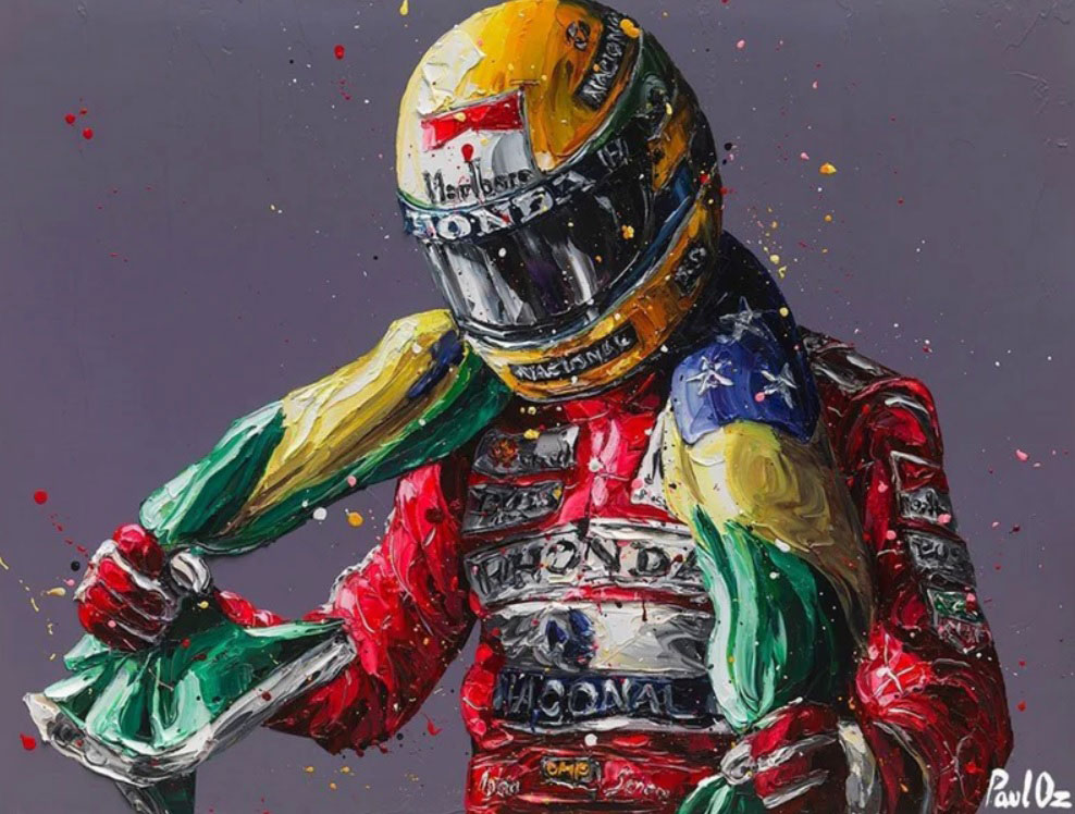 Senna - Brazilian Hero (Canvas)