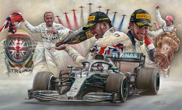 Six Shooter - Lewis Hamilton 2019 British Grand Prix 