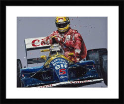 Taxi - Senna & Mansell (Print) 