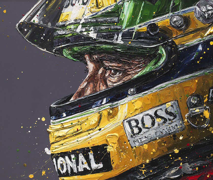 Zenn - Ayrton Senna (canvas) 