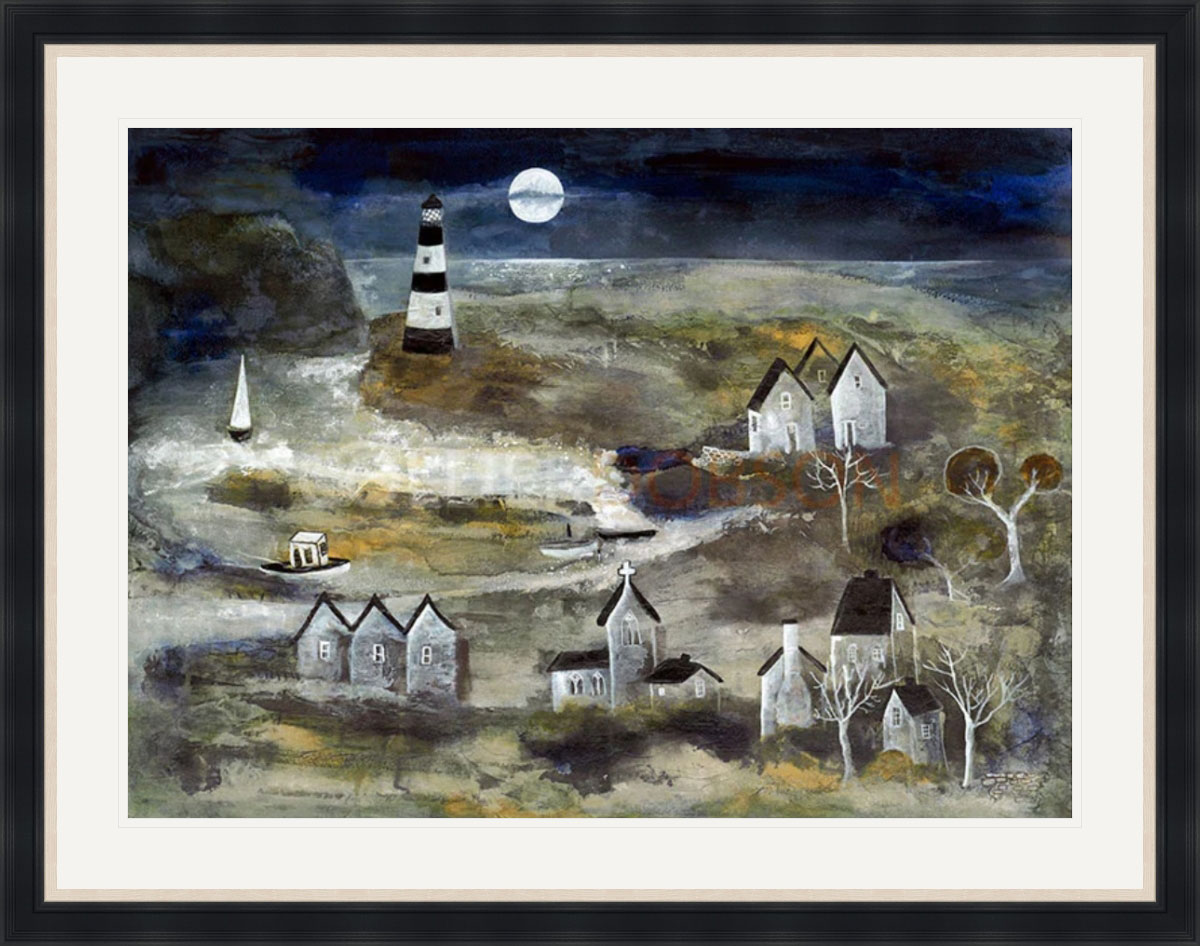 Moonlit Lighthouse