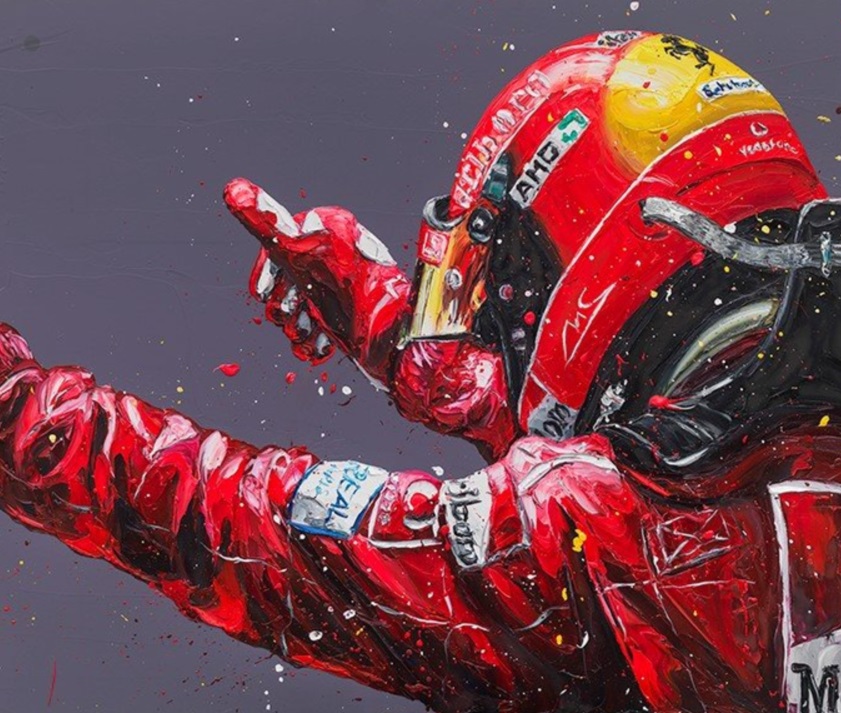 The Ultimate Driving Machine - Michael Schumacher (Canvas) 