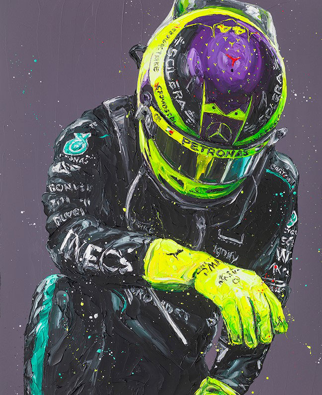 Lewis Hamilton - The Final Bow (Canvas) 