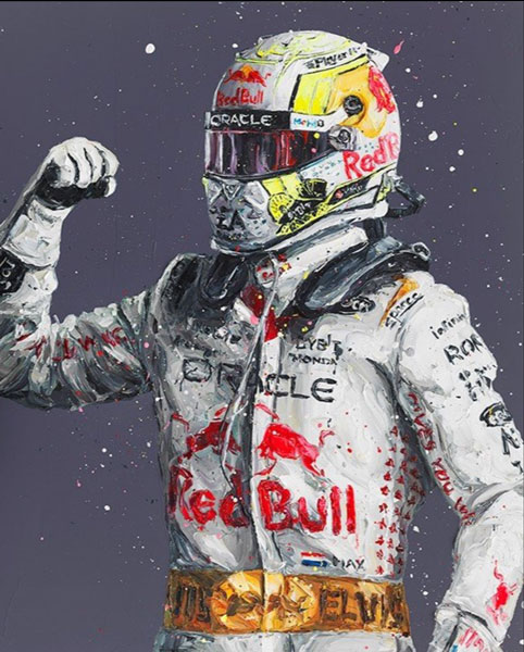 Viva Las Vegas - Max Verstappen 2023 (Canvas) 