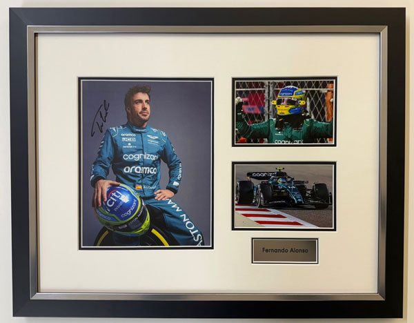 Fernando Alonso - Signed Montage I