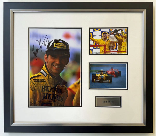 Damon Hill - Signed Montage