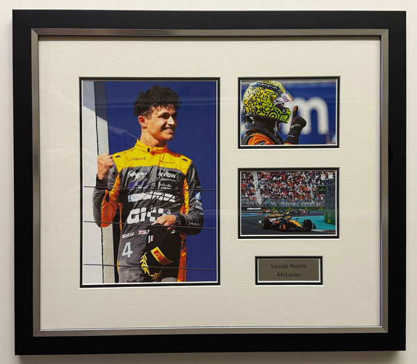 Lando Norris  - Signed Montage II