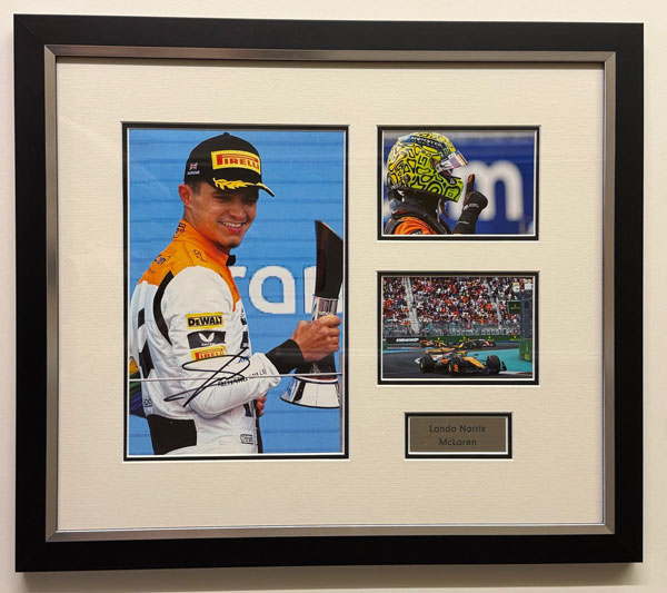 Lando Norris - Signed Montage I