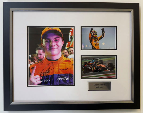 Oscar Piastri - Signed Montage I 