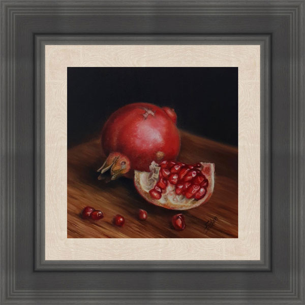 Sarah Eden - Pomegranate on Wood (Pomegranate) 
