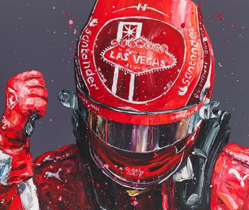 Vegas Pole 2023 - Charles Leclerc (Canvas) 