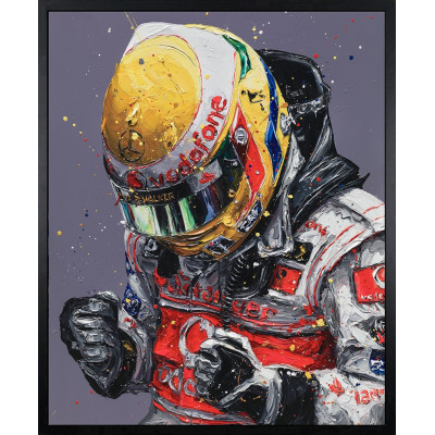 Lewis Hamilton - First Career Win (Canvas) Lewis Hamilton - First Career Win (Canvas)