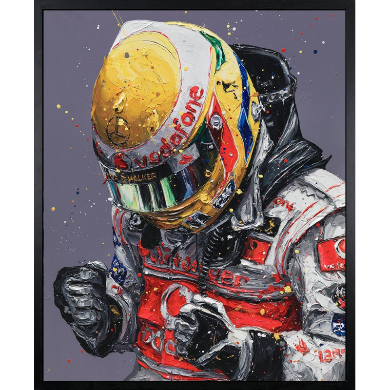 Lewis Hamilton - First Career Win (Canvas) Lewis Hamilton - First Career Win (Canvas)