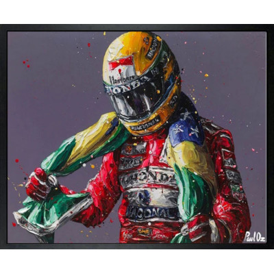Senna - Brazilian Hero (Canvas) Senna - Brazilian Hero (Canvas)