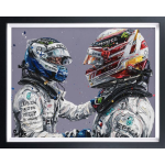 Teammates - Hamilton & Bottas (Canvas) Teammates - Hamilton & Bottas (Canvas)