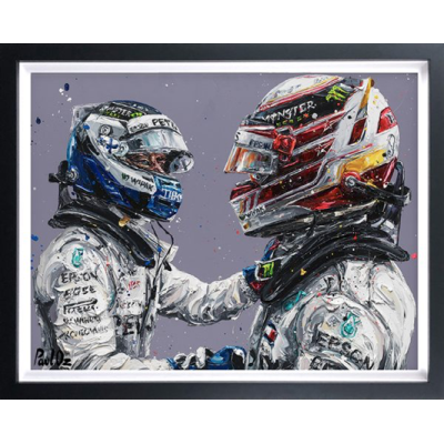 Teammates - Hamilton & Bottas (Canvas) Teammates - Hamilton & Bottas (Canvas)