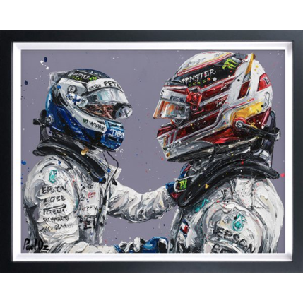 Teammates - Hamilton & Bottas (Canvas) Teammates - Hamilton & Bottas (Canvas)