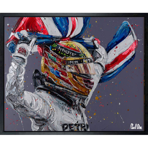 Lewis Hamilton - 2017 (Canvas) Lewis Hamilton - 2017 (Canvas)