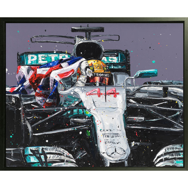 Lewis Hamilton - Mexico 2017 (Canvas)
