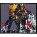 Lewis Hamilton - Union Jack III (Canvas) Lewis Hamilton - Union Jack III (Canvas)