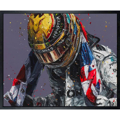 Lewis Hamilton - Union Jack III (Canvas)