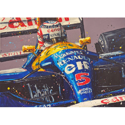 Nigel Mansell (Canvas)