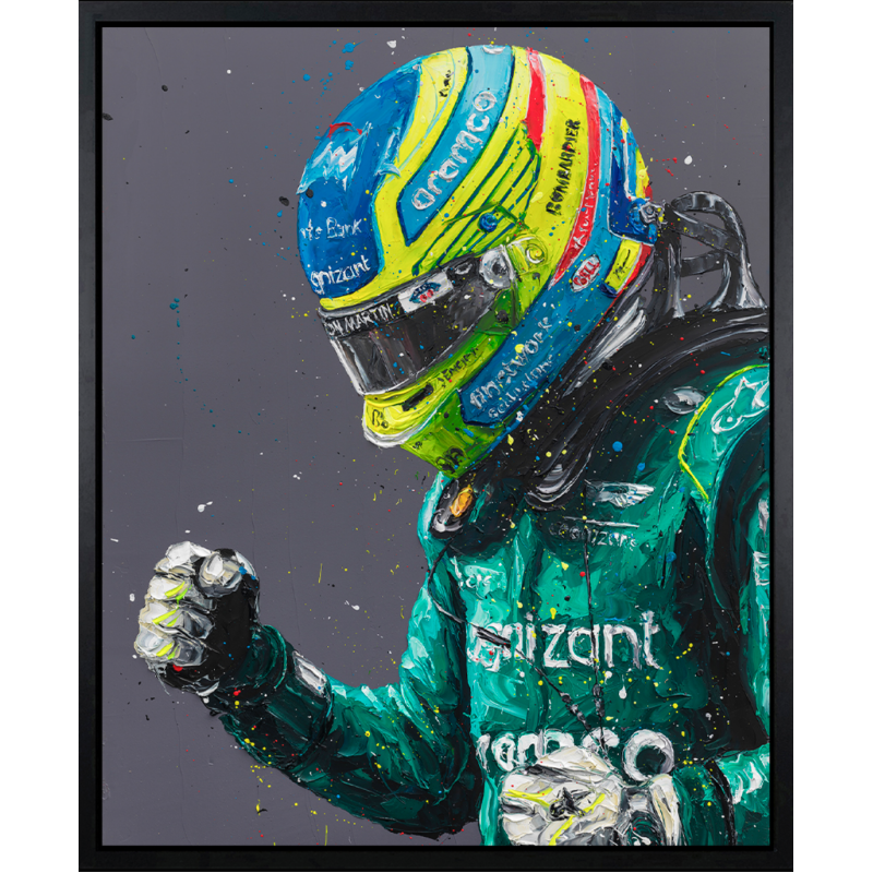 Fernando Alonso (Canvas) - Aston Martin Fernando Alonso (Canvas) - Aston Martin
