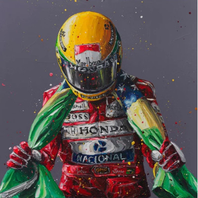 Senna Flag II (Canvas)