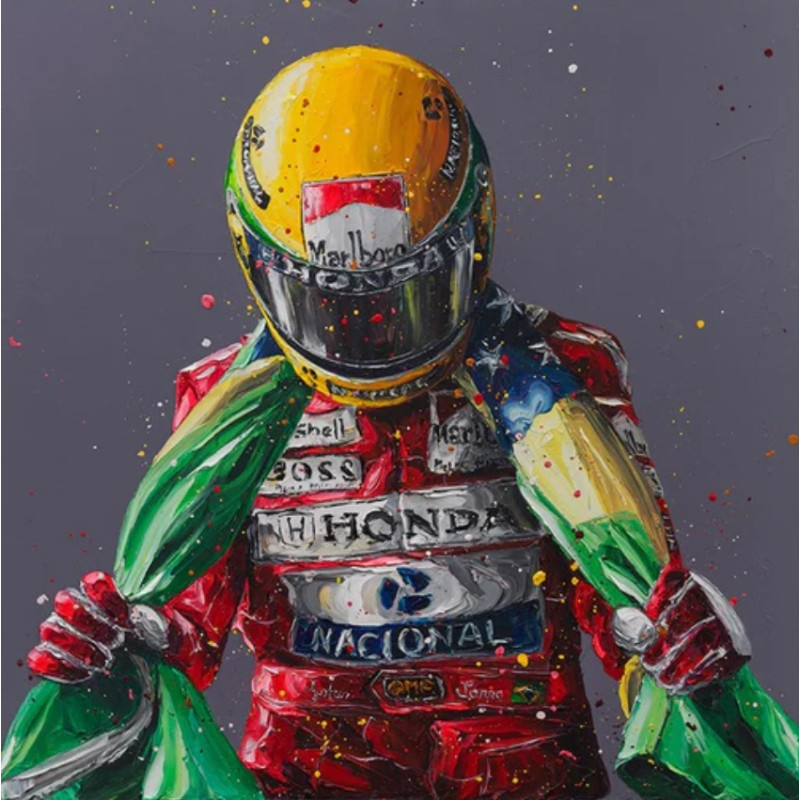 Senna Flag II (Canvas) Senna Flag II (Canvas)
