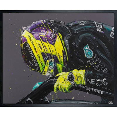 Lewis Hamilton - The Last Kiss (Canvas)