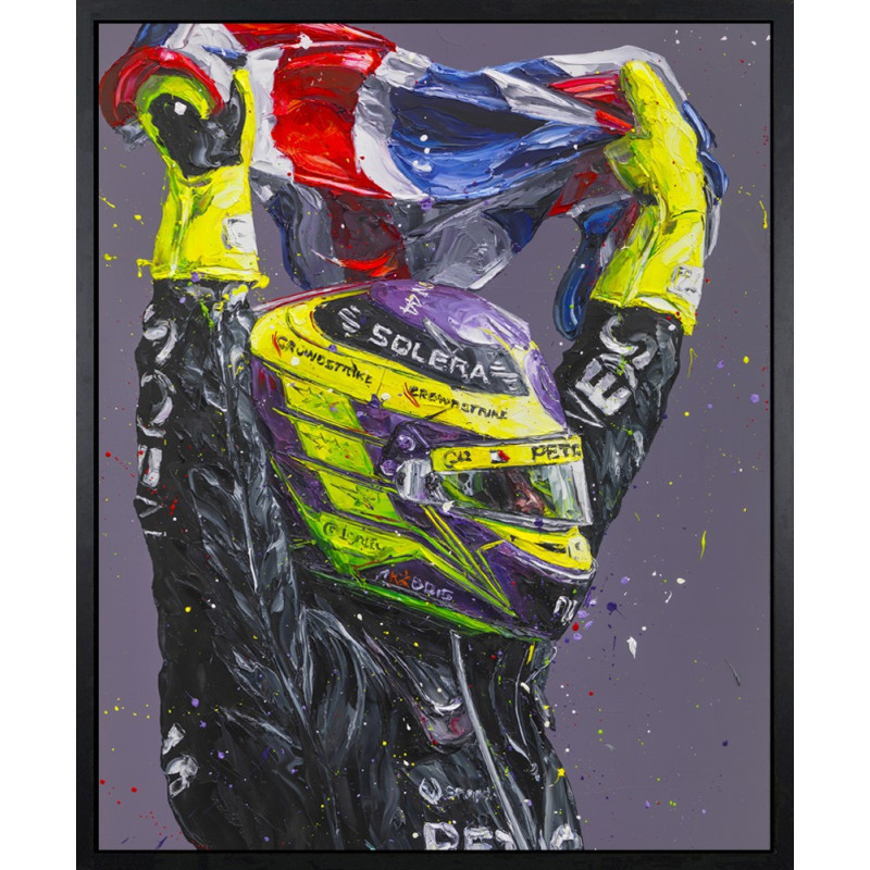 Lewis Hamilton - Silverstone 2024 (Canvas) Lewis Hamilton - Silverstone 2024 (Canvas)