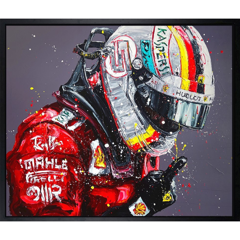 Vettel Silverstone 18 - Sebastian Vettel (Canvas) Vettel Silverstone 18 - Sebastian Vettel (Canvas)