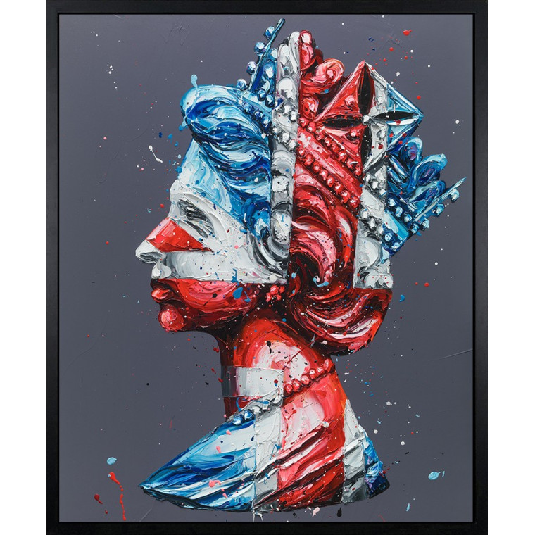 Union Jack Queen (Canvas)