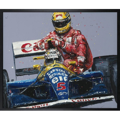 Taxi - Senna & Mansell (Canvas) Taxi - Senna & Mansell (Canvas)