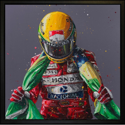 Senna Brazil Flag II - Paul Oz Senna Brazil Flag II - Paul Oz