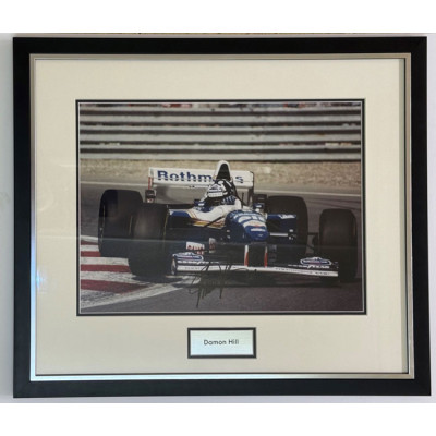 Damon Hill - Signed Photograph Damon Hill - Signed Photograph