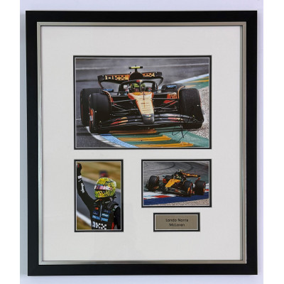 Lando Norris Signed Montage 4 Lando Norris Signed Montage 4