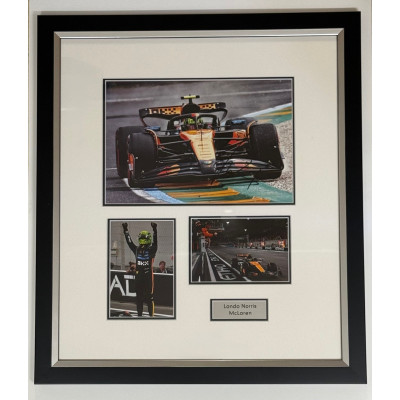 Lando Norris - Signed Montage 2 Lando Norris - Signed Montage 2