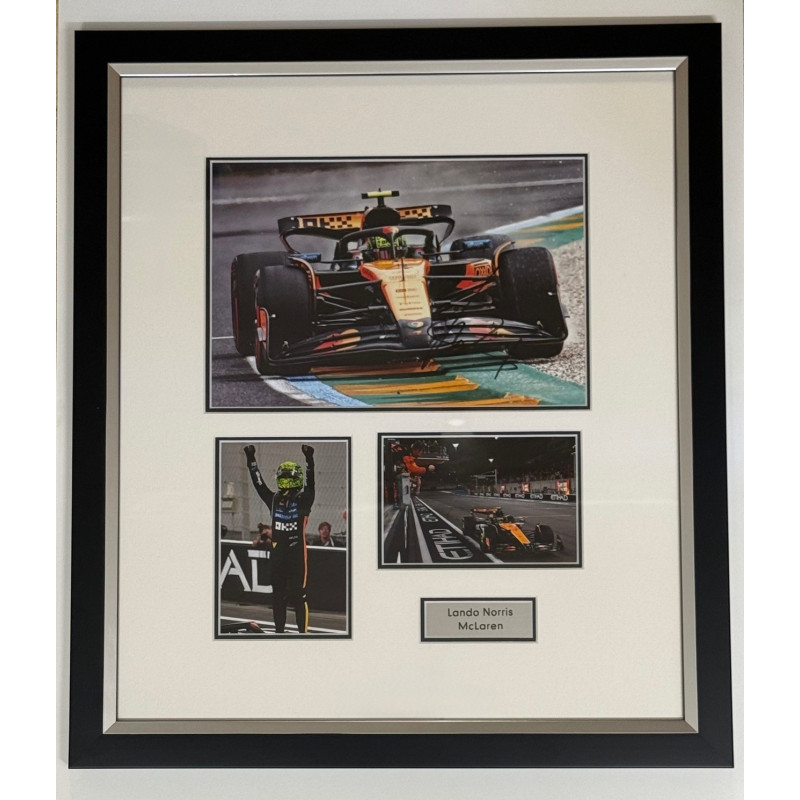 Lando Norris - Signed Montage 2 Lando Norris - Signed Montage 2