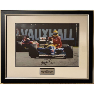 Nigel Mansell - Taxi - British Grand Prix 1991 Nigel Mansell - Taxi - British Grand Prix 1991