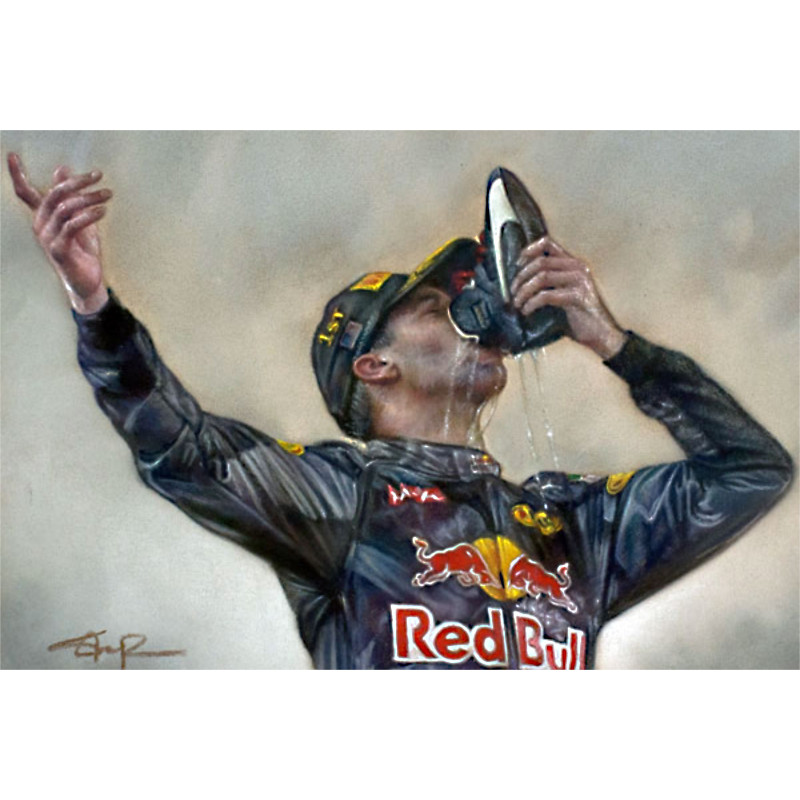 Daniel Ricciardo - 'Shoey Celebration' Daniel Ricciardo - 'Shoey Celebration'