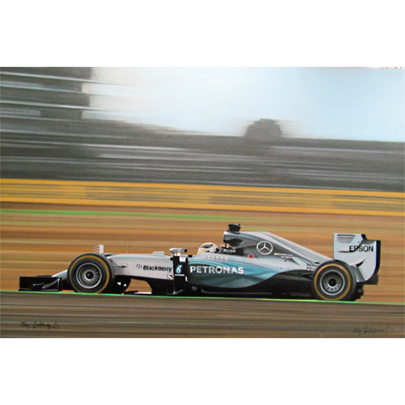 Pride of Britain - Lewis Hamilton - Canvas Edition Pride of Britain - Lewis Hamilton - Canvas Edition
