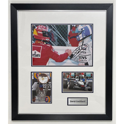 David Coulthard - Signed Montage