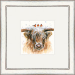Ding Dong (Highland Cow & Robins)