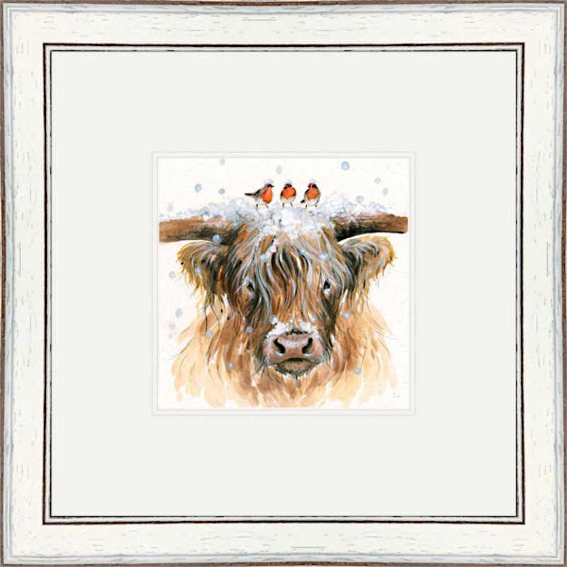 Ding Dong (Highland Cow & Robins)