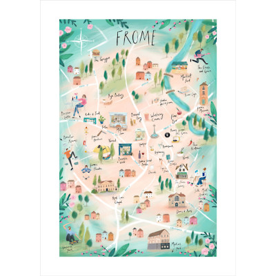 Map of Frome - Imogen Davies